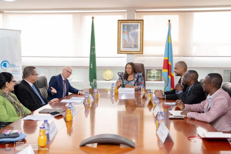 RENFORCEMENT DE LA COOPÉRATION RDC–ONU : KAYIKWAMBA ÉCHANGE AVEC JAMES SWAN